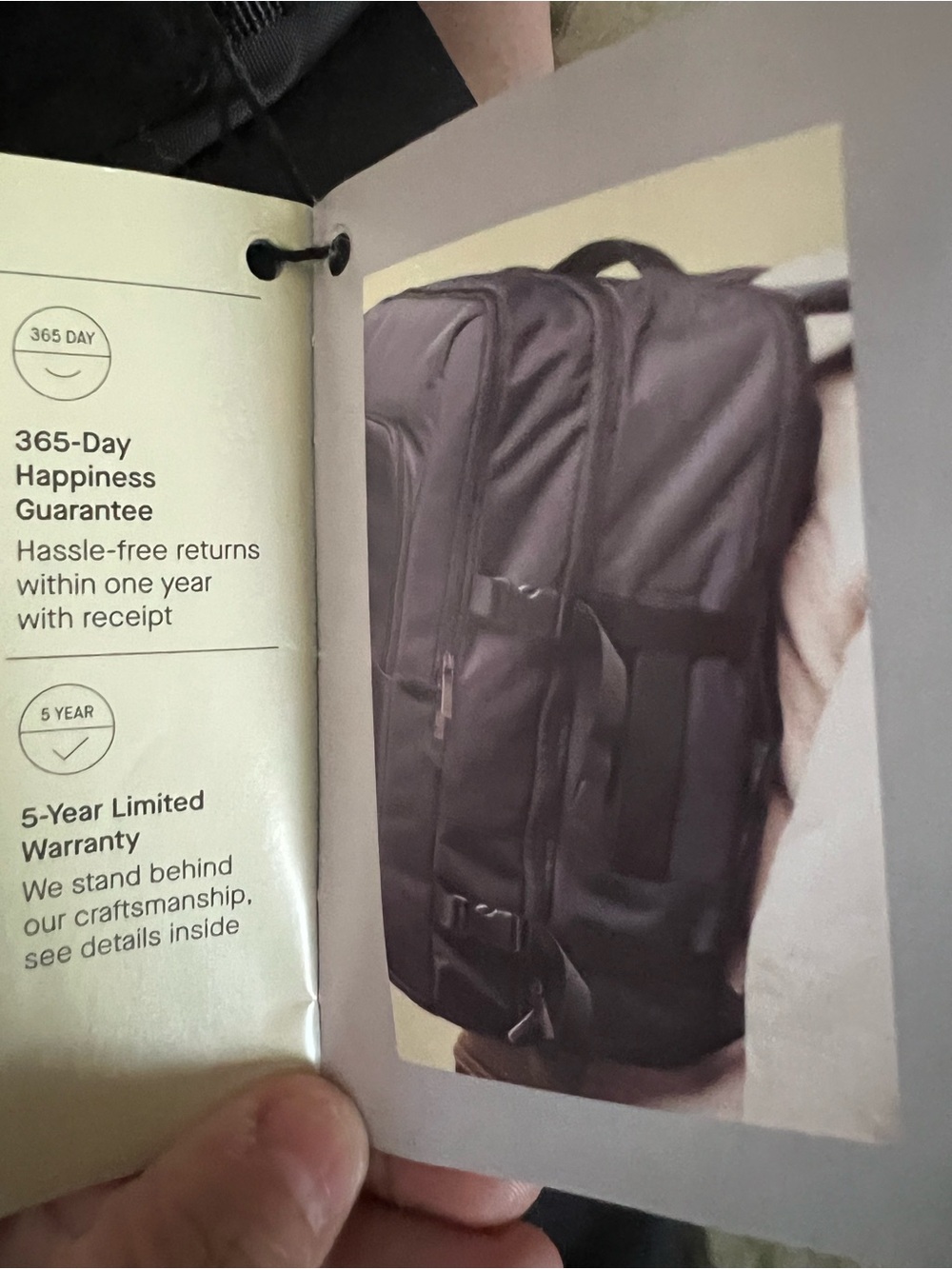 NWT Traveler Backpack - Black - Picture 3 of 6